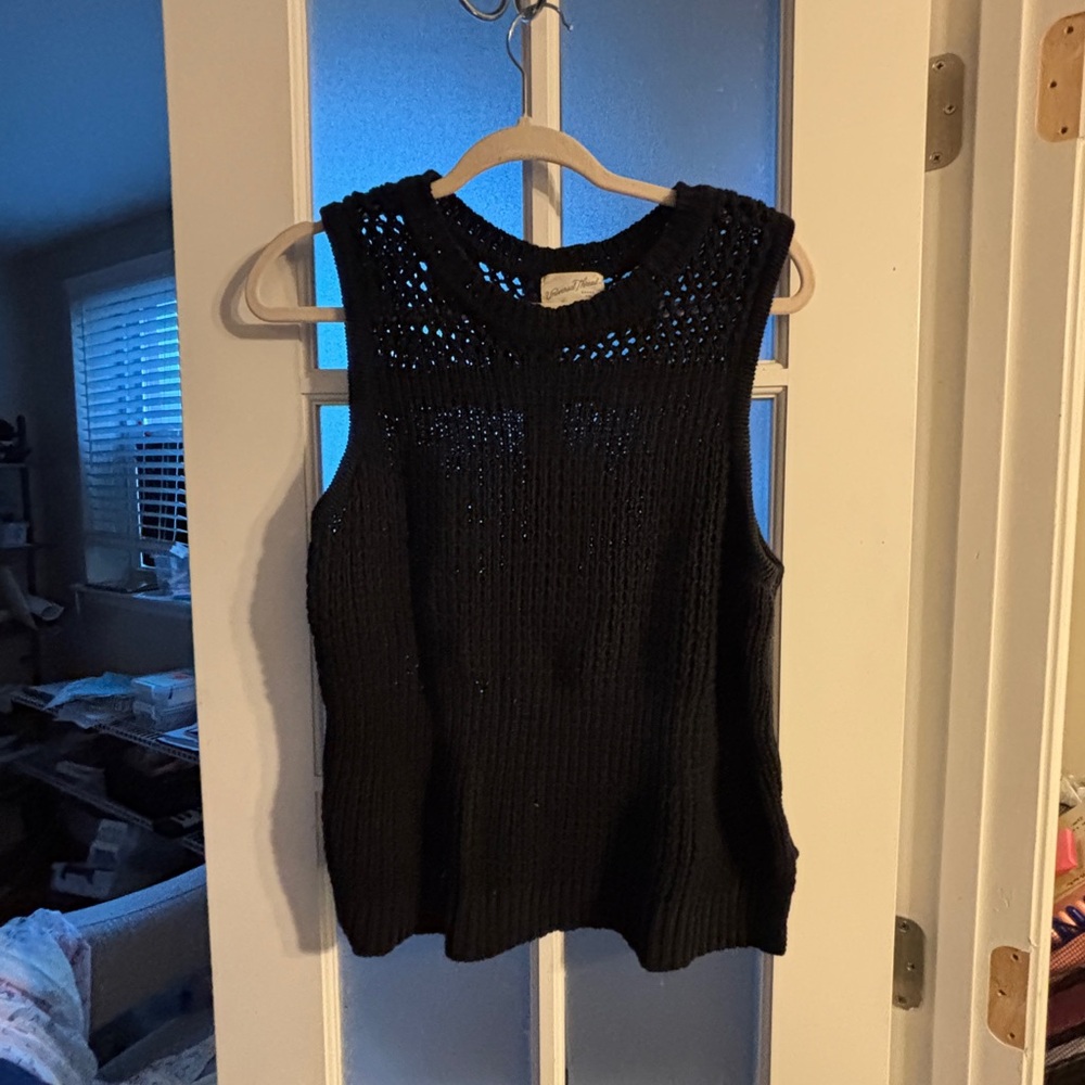 Universal Thread Black Knit Sleeveless Tank